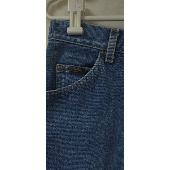 Vtg Riders 90’s Womans Sz 14 Petite High Waist Tapered Leg Med Wash Jeans 32x29 - Picture 6 of 14